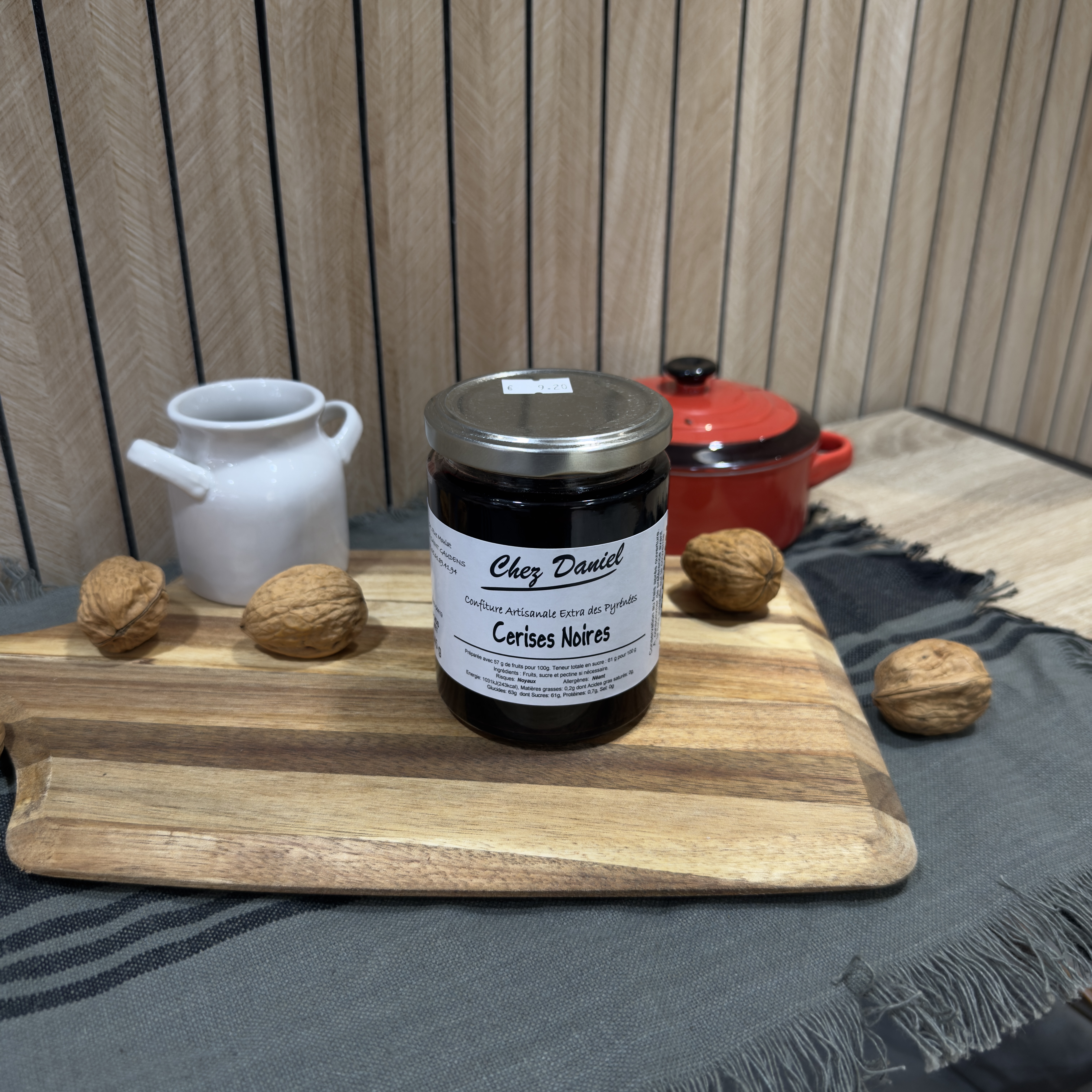 Confiture de Cerises Noires 345gr