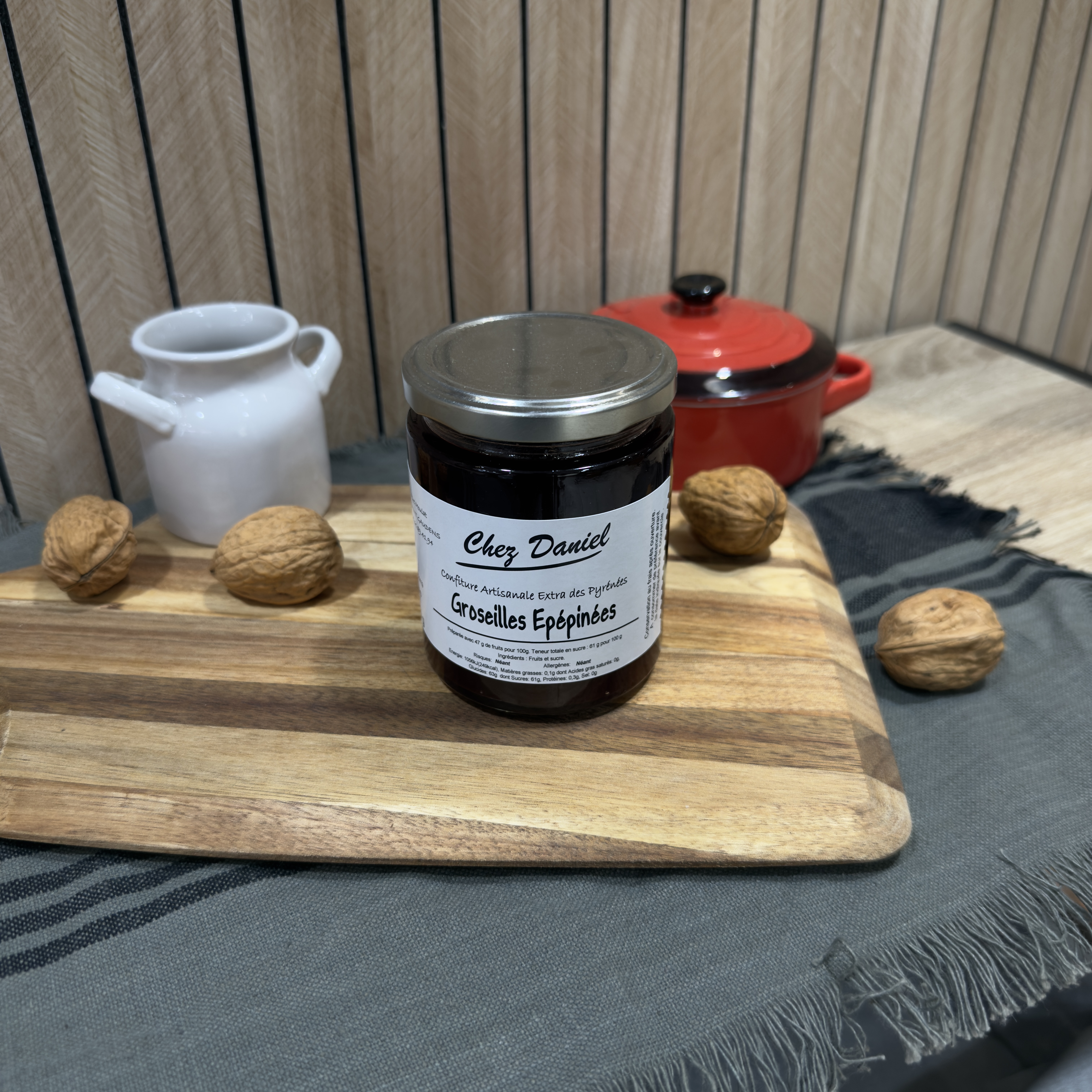 Confiture de Groseilles épépinées 345gr