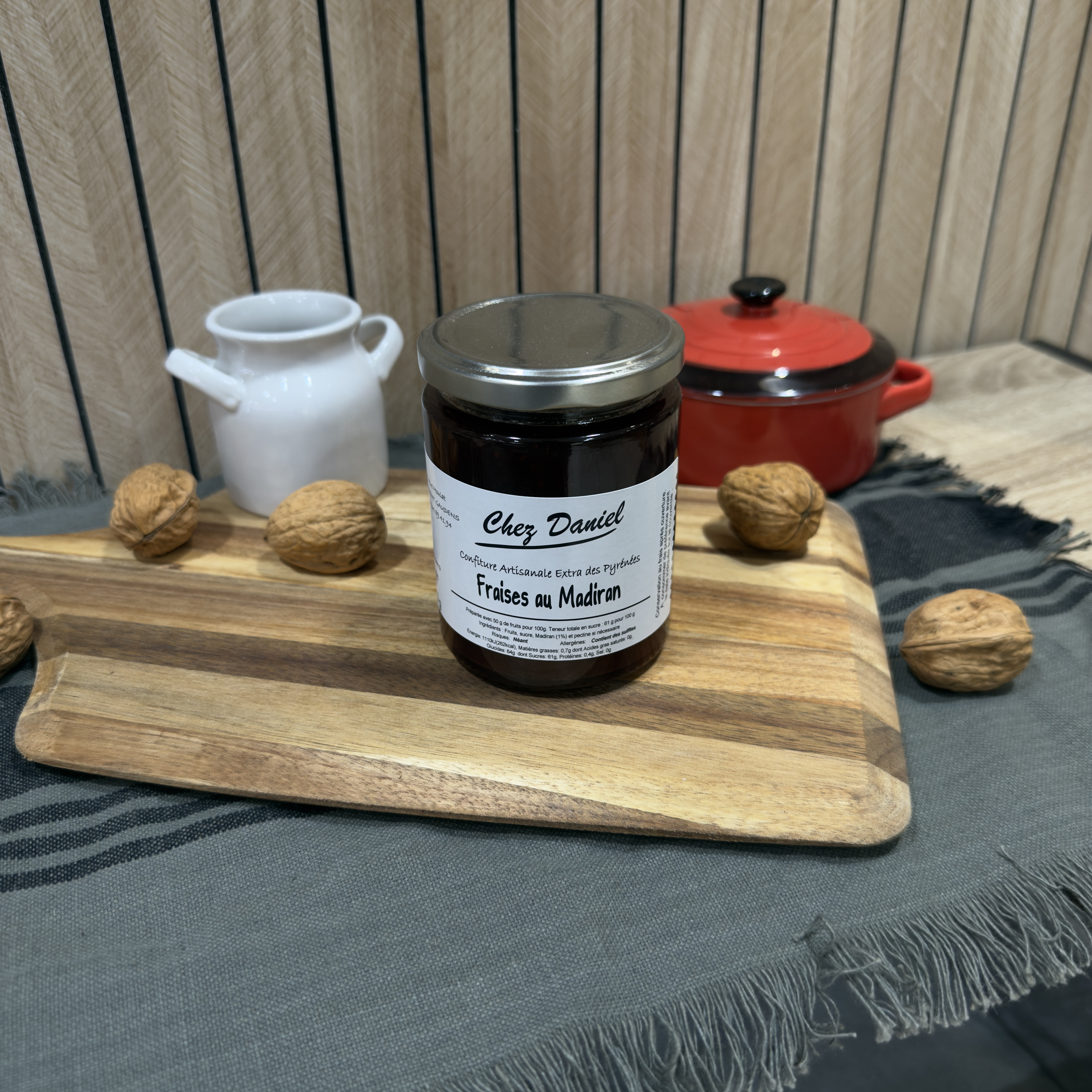 Confiture de Fraises au madiran 345gr