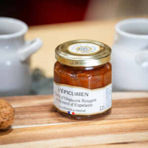 Confit d'oignons rouges au piment d'espelette 100g