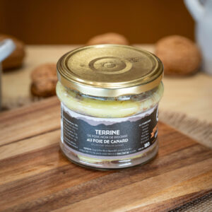 Terrine de porc noir de Bigorre au foie gras de canard 180g